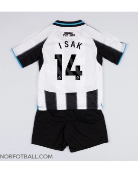 Billige Fotballdrakt Newcastle United Alexander Isak #14 Replika Hjemmedraktsett Barn 2025-26 Kortermet (med bukser)